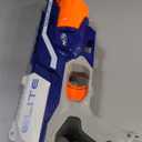 NERF Disruptor Elite Blaster - 6-Dart Rotating Drum, Slam Fire, Includes 6 Official Nerf Elite Darts - for Kids, Teens, Adults 