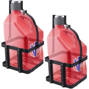 Fuel Jug Container Holder Mount, Gas Can 5 Gallon Holder Rack, Mouting Bracket Compatible with VP Racing Can 5 Gallon (Holder only), 2 Pack