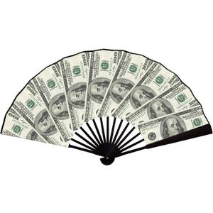 Hand Fan, Fans for Line Dancing, Decorative Folding Fans, Money Stacks/Money Fan, for EDM Music Festival Club Event Party Dance Concert Wedding Saloon Cosplay