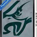 Trends International NFL Philadelphia Eagles - Logo 25 Wall Poster, 34L x 22.4W, Black Framed Version