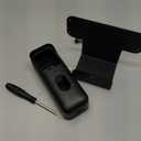 Anti-Theft Blink Doorbell Mount, Drill-Free Door Mount for Blink Video Doorbell (2nd Gen), Doorbell Bracket Holder with Rain Cover Not Block Doorbell Sensor Easy to Install for Business, Dorm, Rentals (Black)