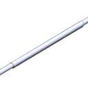 Hecis Double Layer Adjustable Crossbar and Hangers for Pipe and Drape Kit, 8-10ft Width Silvery Aluminum Backdrop Stand