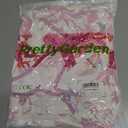 PRETTYGARDEN Women Summer Boho Maxi Dresses 2025 V Neck Puff Short Sleeve A-Line Flowy Tiered Floral Wedding Guest Dress (Pink, L)