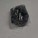 Women Polka Dots Mini Dress Sexy Low Cut V Neck Ruffle Flutter Sleeve Layered Mini Dress Party Club Dresses (A-Black, Medium)