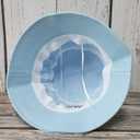 2 x Mushroom Embroidered Bucket Hat for Men Women Girl, Light Blue Summer Travel Fisherman Beach Sun Hat Embroidery Outdoor Cap (Blue)