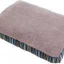 Petmate Microban Pet Bed Petmate Deluxe Pillow Bed with Microban, Gusseted BLUE/Gold Striped Chenille, 27-inch X 36-inch