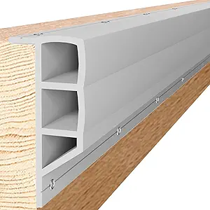 Nalwort Dock Bumpers 16 Feet, Full Protection Dock Fender for Straight Edge and Side, Boat Dock Bumpers for Edging, Includes Mounting Screws, Black Gray Blue Brown Green Orange Yellow