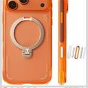 TORRAS Ostand Q3 Air for iPhone 17 Pro Case 6.3'' with Stronger Magnetic Stand, Fit for Magsafe, Airbags Miltary Protection, Camera Control for iPhone 17 Pro Case, Shockproof & Stylish, Horizon Orange