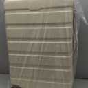 Coolife Luggage 4 Piece Set Suitcase Spinner Hardshell Lightweight TSA Lock (family set-apricot white)