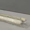 LazBlinds No Drill Zebra Blinds for Windows 30" W x 64" H, Cream