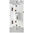 Leviton Toggle Slide Dimmer Switch for Dimmable LED, Halogen and Incandescent Bulbs, TSL06-1LW, White
