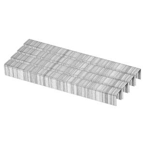 uxcell 20 Gauge Narrow Crown Staples 7/16" x1/2", 10000Pcs Galvanized Steel for Pneumatic, Electric Stapler, White