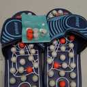 BYRIVER Plantar Fasciitis Relief Foot Massager Slippers Sandals Shoes for Men Women, Foot Care Relaxation Wellness Gifts for Mom Dad, Stress Relief, Tense Muscle Relaxer (02M) (Black Spring Slippers)