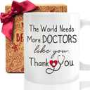 Doctor Thankyou Coffee Mug Gift for Women Men, The World Needs More Doctors Like You mug, Medical Student doctor Graduate/Bday/National Doctors Day/Residency/Thanksgiving/Christmas Mugs Gifts Ideas-92