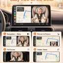 Cabin Care 1080P Baby Car Camera Wireless CarPlay Adapter for iPhone Only | Baby View on Screen, Split Nav, Night Vision, 150 Wide, No Android Support