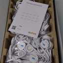 Lepro E1 AI Permanent Outdoor Lights APP Control, 150ft 90 LED Smart RGB+IC+Warm/Cool White House Eave Lights for Halloween Christmas, Alexa Google Enabled 2.4 GHz WiFi/Bluetooth, NO Remote Controller