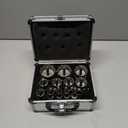 Kolvoii 14 PCS TCT Hole Saw Kit for Hard Metal, 9/16"-2-1/8" Tungsten Carbide Tipped Hole Saw Drill Bit Heavy Duty Carbide Hole Cutter Set with Aluminum Box 2 Extra Pilot Drill Bits