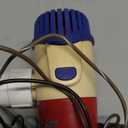 Rule 12V Automatic Bilge Pump - Fully Submersible - 800GPH Output - Easy Clean Strainer - Low Power Use - Check Valve & Thermal Cut-Off - Ideal for Boats -107mm x 64mm x 74mm