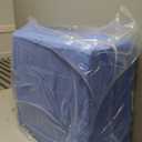 DMI Firm Leg Wedge Pillow for Back Pain Relief (FSA Eligible), High-Density Foam, Bed Wedge Pillow For Legs Elevation, Knee Pain, Post Surgery Pillow, Circulation and Swelling, Pregnancy, Blue (8 Inch)