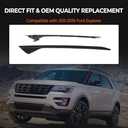 A-Pillar Molding Trim Kit Compatible with 2011-2019 Ford Explorer Left Driver Side Outer & Inner Windshield Molding Trim Replace BB5Z-7803145-AA 926-450 BB5Z-7803137-AA BB5Z-7803137-AB BB5Z-7803137-BA