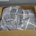 CozyLux Queen Comforter Set with Sheets - 7 Pieces Plaid Bed in a Bag Set Grey, Soft Queen Bedding Sets Bed Set with All Season Quilted Comforter, Flat Sheet, Fitted Sheet, Pillowcases & Pillow Shams