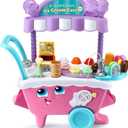 LeapFrog Scoop and Learn Ice Cream Cart Deluxe (Frustration Free Packaging), Pink