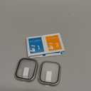 Goton 2-Pack for Apple Watch Screen Protector Case 40mm Series 6/5/4, SE 3/2/1, Waterproof PC Bumper with Tempered Glass for iWatch 40 mm, 360° Full Cover, Shockproof Scratch-Resistant, Easy Install