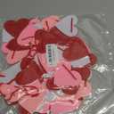 2Pc Valentines Day Banner 110inch, Valentines Day Decor for Home, Heart Shaped Burlap Valentines Garland Decorations for Mantle Porch Fireplace Wall Inside Christmas