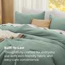 Bedsure Oversized King Comforter Set, Prewashed Bedding Sage Green