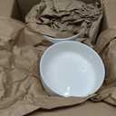 MALACASA 24 OZ Cereal Bowls, Porcelain Soup Oatmeal Bowls Set of 6, Kitchen Ceramic Serving Bowl, Dishwasher Microwave Oven Safe, White, Series LUNA