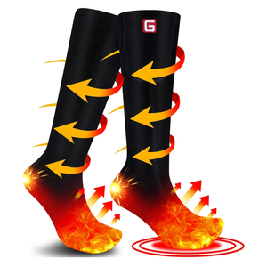Autocastle Heated Socks - Men's Rechargeable 3 Level Battery Socks, Washable for Skiing, Camping, Hunting, Hiking, Outdoor or Arthritis Relief