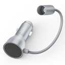 Starlink Mini 12V Car Charger Adapter 30V 2A Output 50M/164FT Extended Range Starlink Mini Cigarette Lighter Adapter to DC Extension Cable No Voltage Drop 12V to 30V Step Up Converter Power Supply