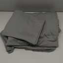 PURE ERA Jersey Knit Duvet Cover Set 100% T-Shirt Cotton Super Soft Comfy 3pc Bedding Set with Zipper Closure (Solid Dark Greenish Gray, Queen)
