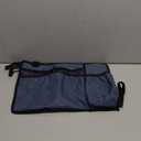 Caroo Walker Bag Basket with Cup Holder Suit for Adult Folding Walkers Rollator Organizer Carry Storage Pouch Water-Resistant Armrest Accessories for Seniors, Elderly, Handicap, Blue