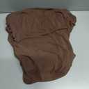 Avidlove Women's Square Neck Mesh Long Sleeve Bodysuit Shirts Ruched Body Suit Sexy Sheer Tops Date Night Outfit (XL, Brown) 