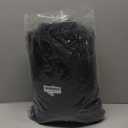 Gihuo Women' s Faux Fur Coat Lapel Collar Long Sleeve Furry Jacket Long Shaggy Jackets Open Front Warm Outerwear (Medium, Black)