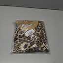 Sulozom Womens Long Sleeve Shirts Crewneck Leopard Printed Tops for Women Casual Dressy Blouses Tee Basic Tops, Size: S