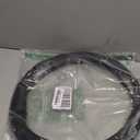 Rueesh Microfiber Leather Steering Wheel Cover Anti-Slip Matte Finish Auto Car Wheel Cover Universal 15 Inch Wheel Cover for Car Embossing Pattern Black Line