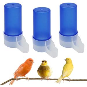 3-Piece Automatic Bird Feeder, Cage Water Dispenser, Drinker - Bird Accessory