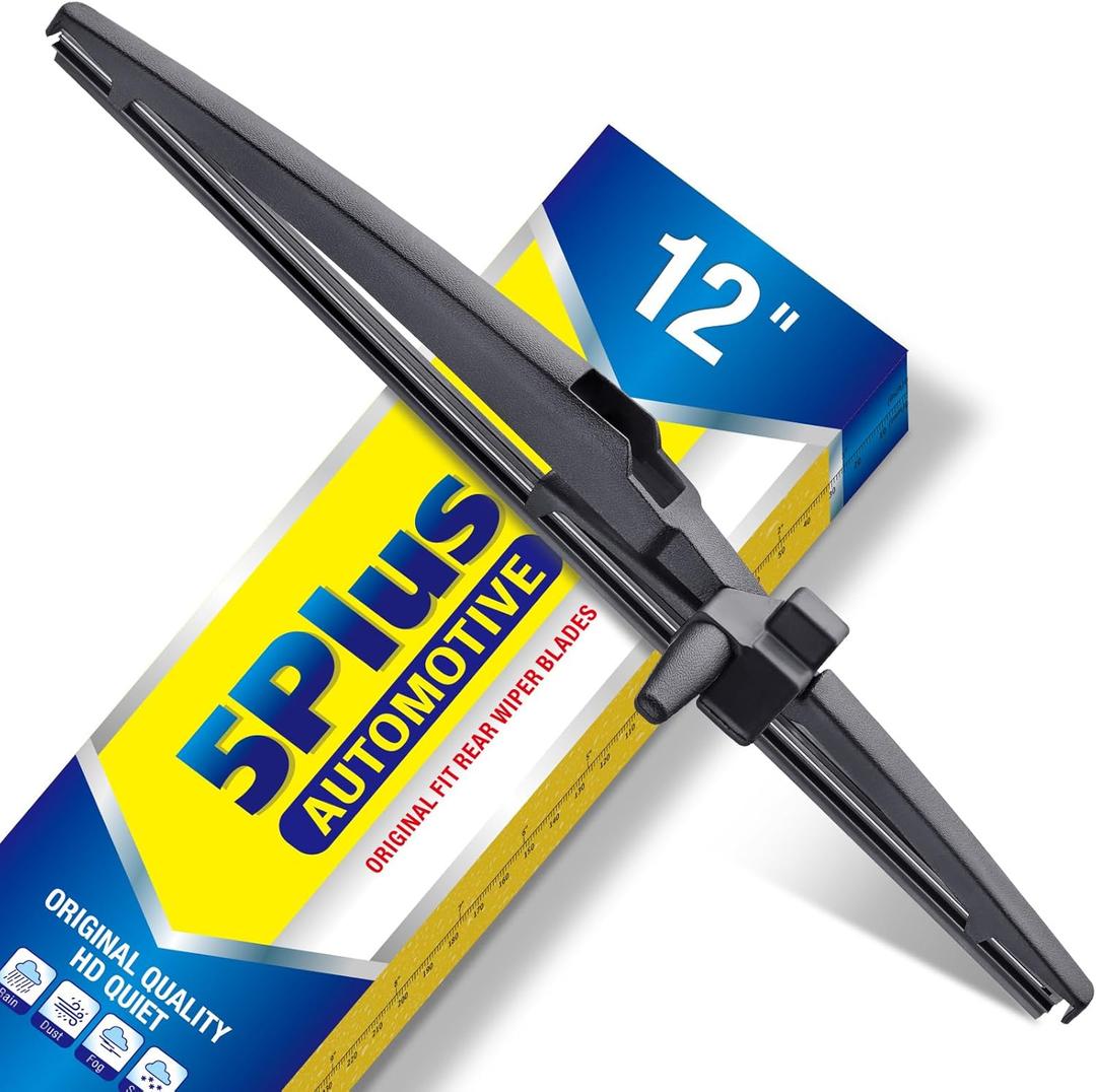 5 PLUS 12" Rear Wiper Blade Replacement for Toyota 4Runner 2024-2010 BACK Windshield Wiper Blade (12-L)