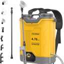 4.76 Gallon Battery Powered Backpack Sprayer Fit for Dewalt 20V Battery