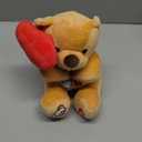 Gloveleya Teddy Bear Plush with “I You” Heart Balloon – Cute 7-Inch Stuffed Animal Gift for Mom, Girlfriend, Wife, Valentine’s Day, Birthday & Anniversary