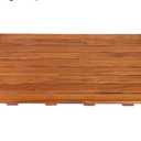 Utoplike Teak Bath Mat, Large Wood Shower Mats for Bathroom, 31.7"x17.9" Sturdy Floor Mat for Indoor Spa or Outdoor