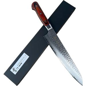 Sakai Takayuki Hammered Damascus 33 Layer Vg-10 Japanese 07396 Gyuto 240mm Chef Knife