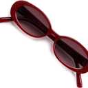 VANLINKER Polarized Retro Oval Sunglasses for Women and Men Small 90s Style VL9580
