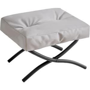 IBUYKE 11.8 H Folding Footrest Stool, Rectangle Small Foot Stool Accent Ottoman for Lazy Chair, Modern Portable Ottoman Foot Rest for Living Room Bedroom, Grey WBD020G IBUYKE 11.8 H Folding Footrest Stool, Rectangle Small Foot Stool Accent Ottoman for Lazy Chair, Modern Portable Ottoman Foot Rest for Living Room Bedroom, Grey WBD020G