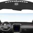 YOJOJOCO Dash Cover Compatible with Hyundai 2022 2023 2024 Tucson Accessories Flannel Dashboard Cover Dash Mat Center Console Cover Sunshield Protector Pad