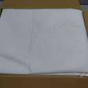 6-Pack White Round Tablecloths, 120 Inches, Stain-Resistant Polyester for 5-6 Ft Round Tables - Washable Table Covers for Weddings, Banquets, Birthday, Parties, Events