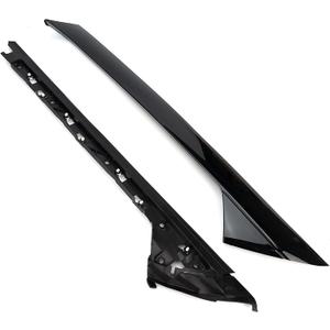 Qagea Windshield A-Pillar Panel Molding Trim - Front Passenger Right Side - Compatible with 2011-2019 Ford Explorer Replaces 926-451 BB5Z-7803136-AB BB5Z-7803144-AA