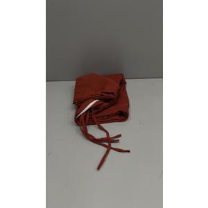 Outdoor Bench Cushion Cover 48 x18 x 3 inch,Water Resistant Cover with Zipper&Ties,Fade-Resistant Slipcover,Patio Porch Swing Cushion Cover Replacement Only,No Insert(Dark Red)